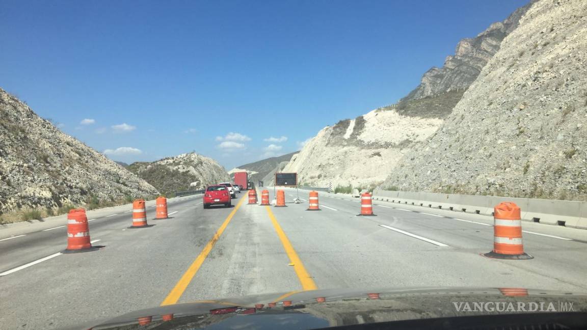 Autopista Saltillo - Monterrey en ‘eternas’ remozadas