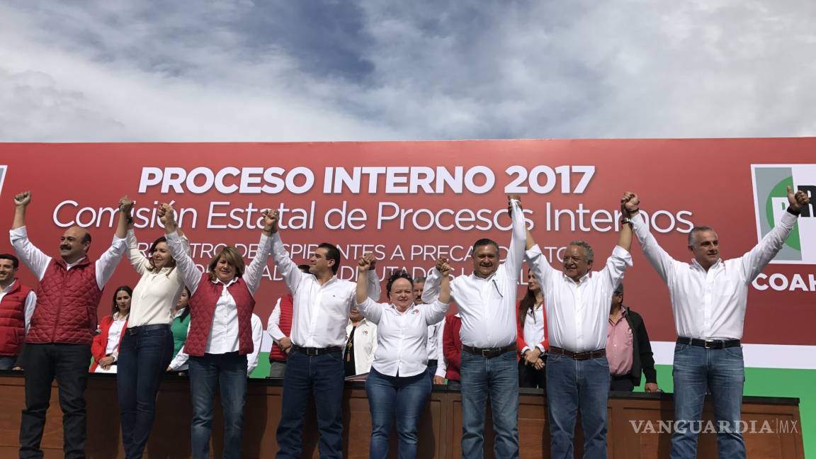 Se registran precandidatos del PRI a diputados por Coahuila