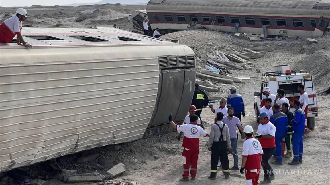 Se descarrila tren en Irak; fallecen 22 personas