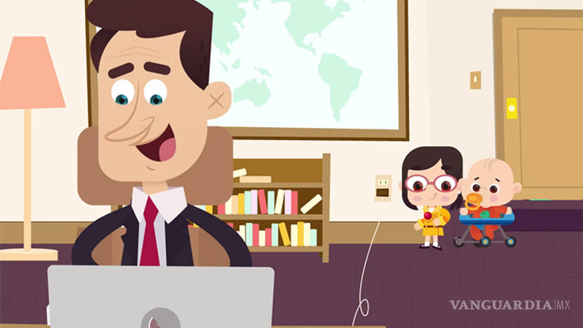 Lanzan serie animada de niños que interrumpieron entrevista