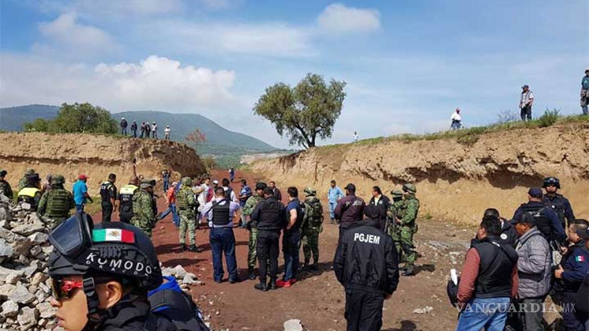 Balacera entre policías y ejidatarios deja 7 heridos en el Edomex