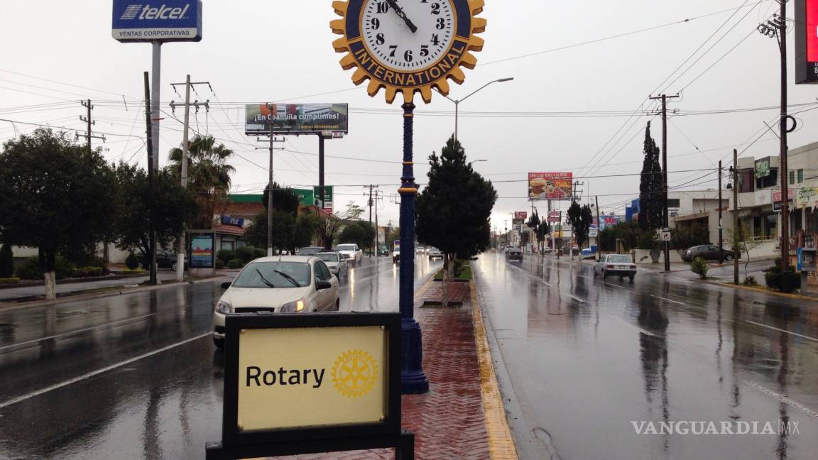 Resucita Club Rotario emblemático reloj al norte de Saltillo