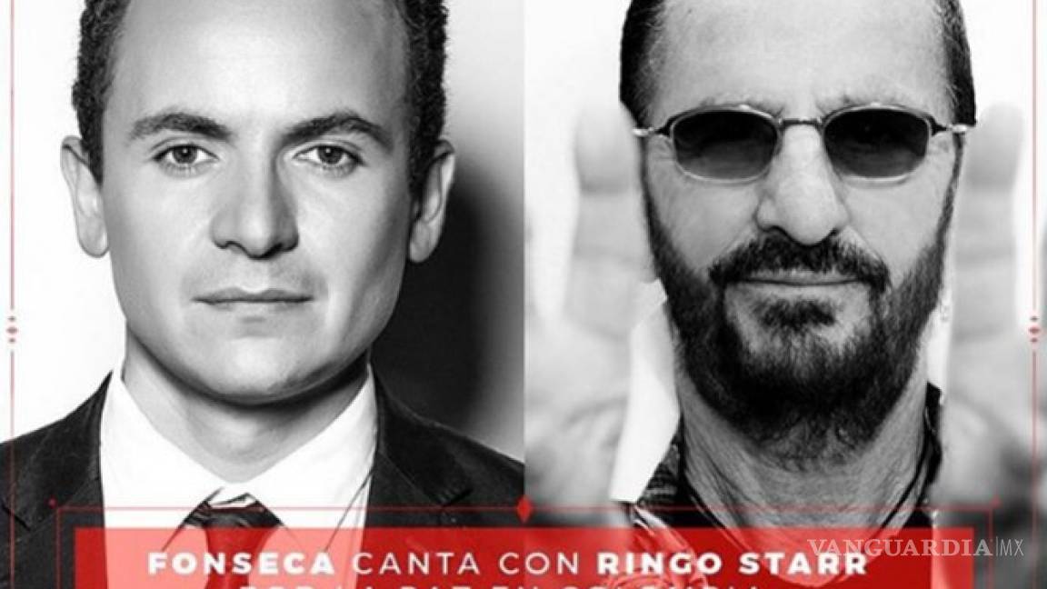Fonseca y Ringo Star cantan por la paz en Colombia