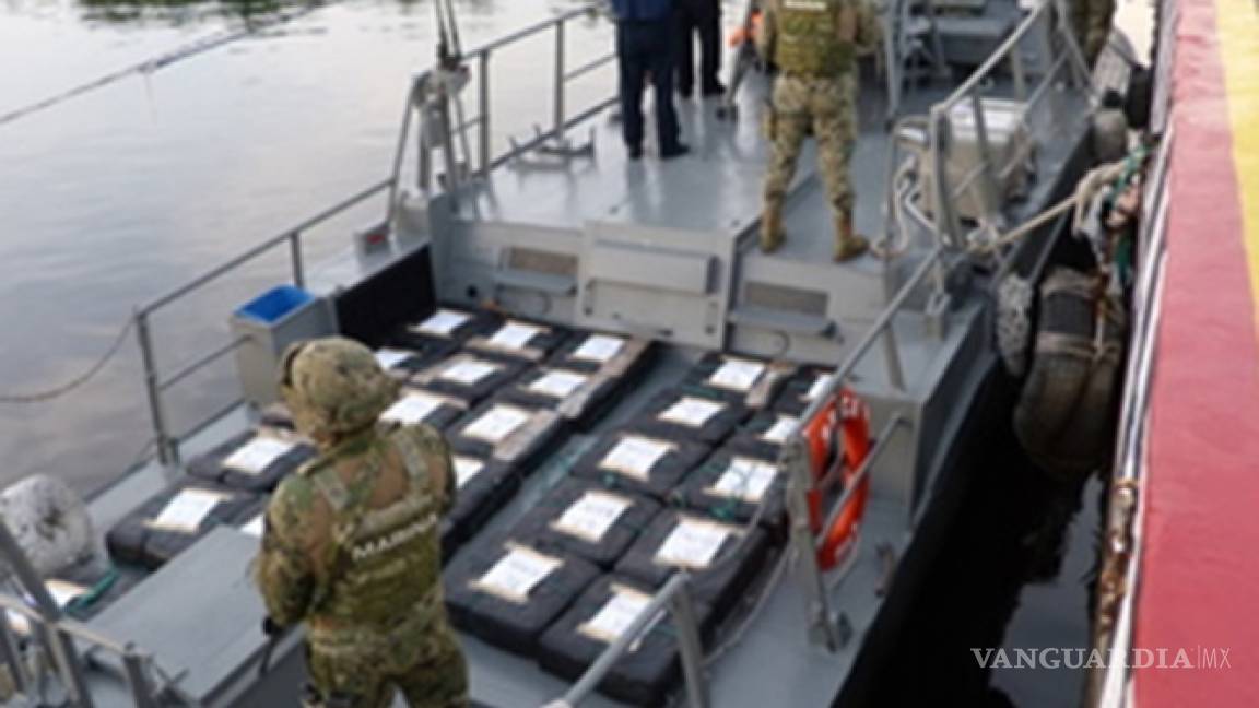 Asegura SEMAR casi 600 kilos de cocaína en costas de Chiapas