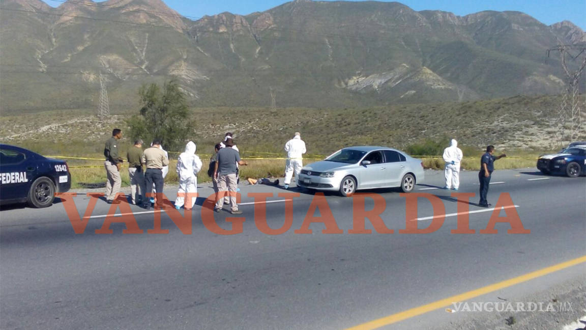 Asesinan a mujer en la carretera Saltillo-Monterrey