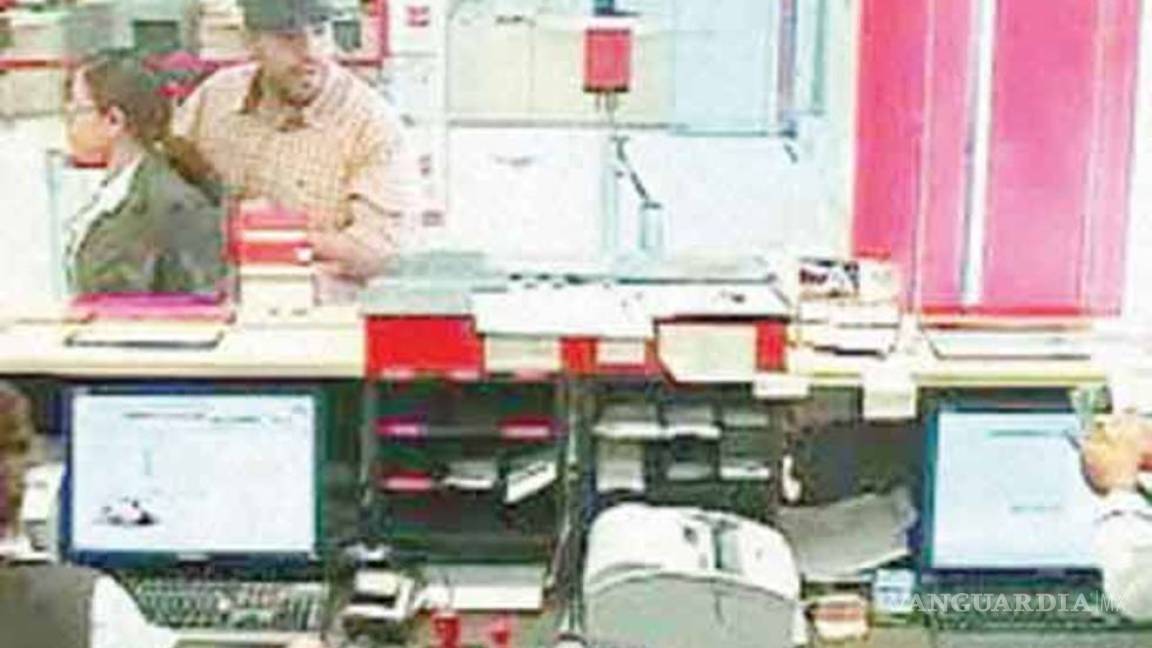 Víctimas de robos bancarios en Saltillo tratarán de identificar a 'El Nalgón'