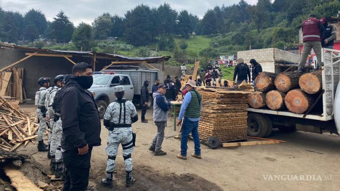 Contra la tala ilegal: Aseguran 8 aserraderos clandestinos en Hidalgo