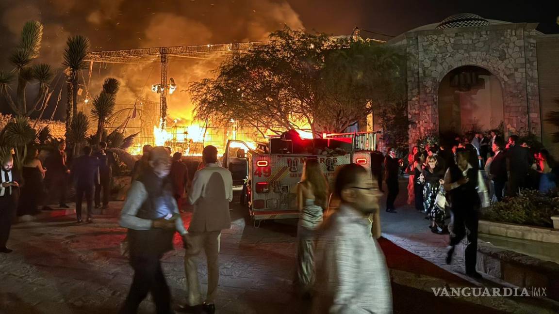 Boda termina en espectacular incendio en San Miguel de Allende; se trataría de fiesta de la familia coahuilense Martín Bringas