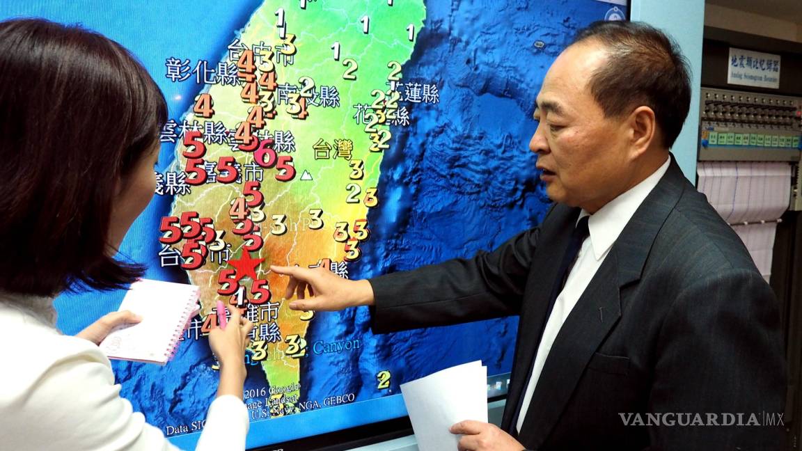 Descartan tsunami por terremoto en Taiwán