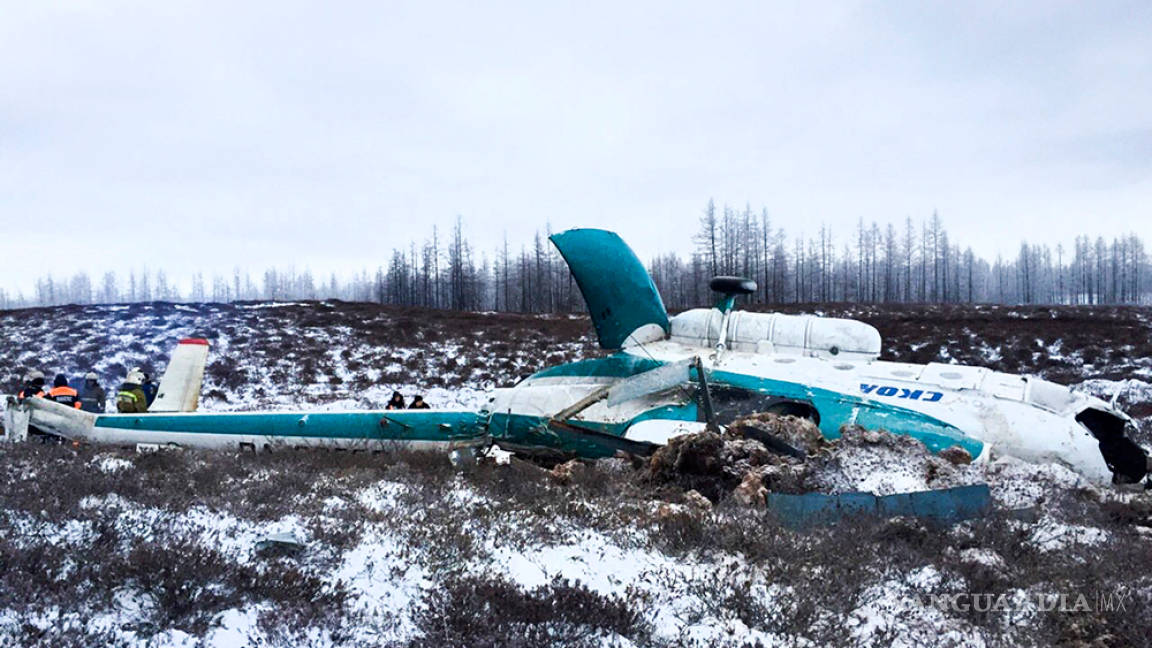 Mueren 19 personas en accidente de helicóptero en Rusia