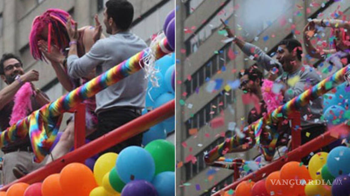 Alfonso Herrera celebra el orgullo gay en Sao Paulo