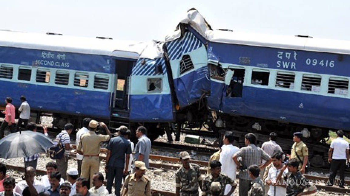 18 muertos y 30 heridos por choque de trenes en la India