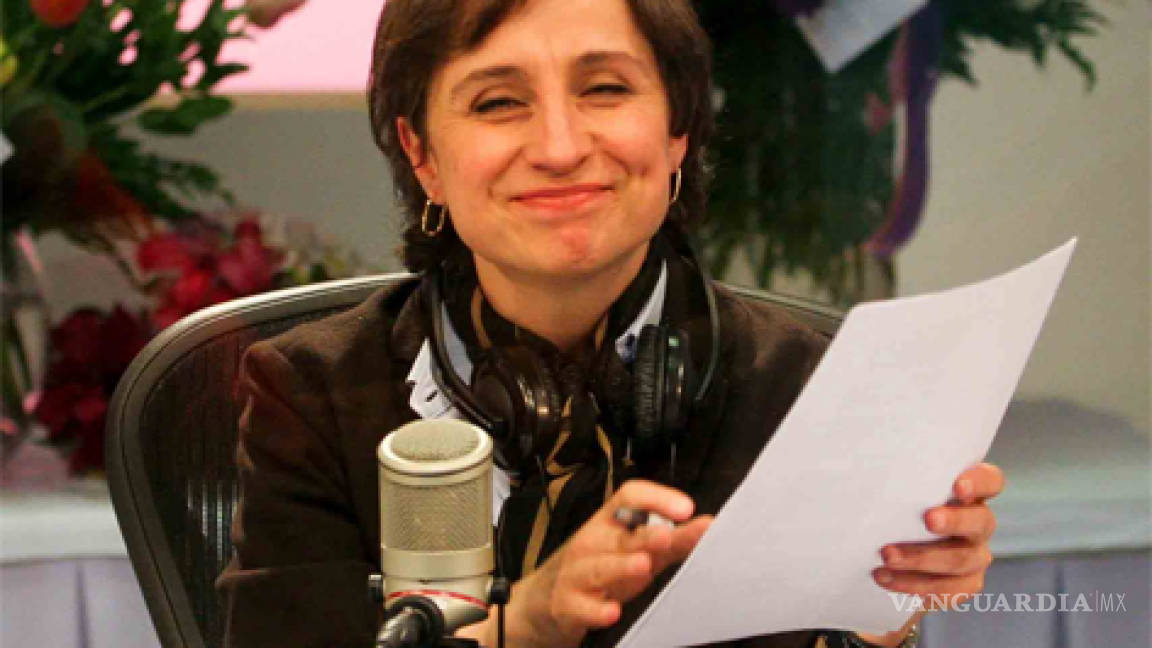 Aristegui afirma que apenas en estos días conoció las conversaciones de Vargas