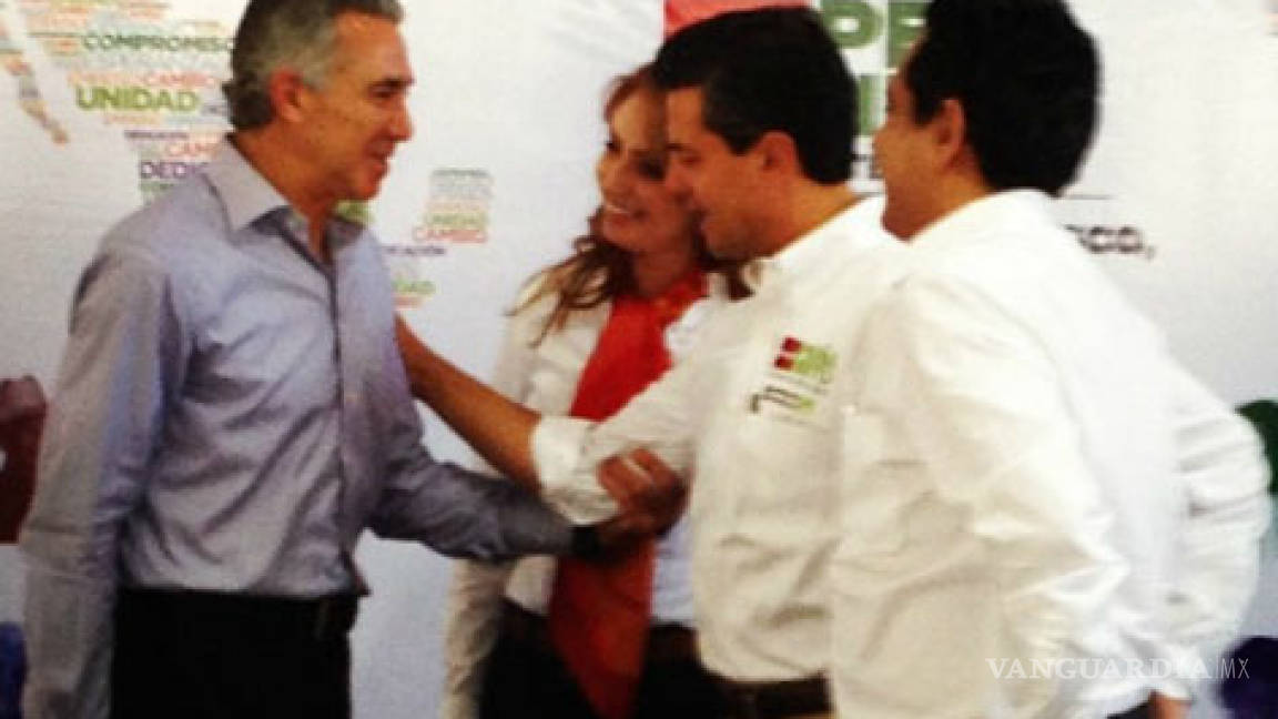 Siempre sí, Peña Nieto y Roberto Madrazo se saludan