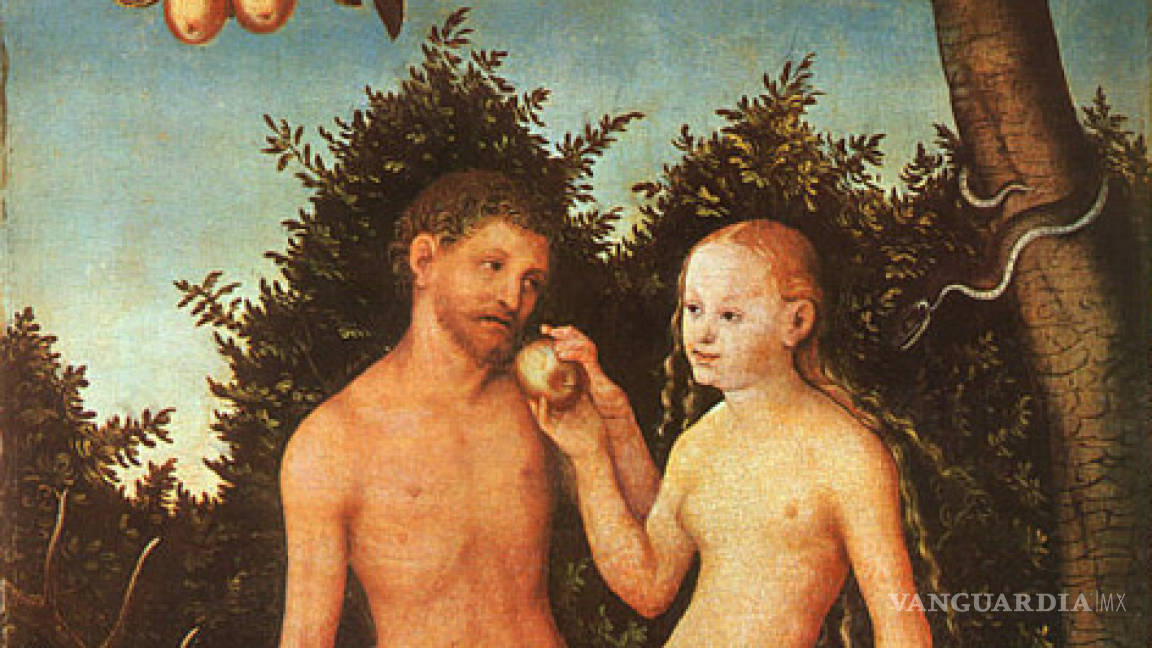 Adán y Eva se entendían a besos