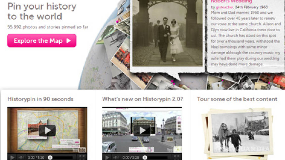 Historypin: Aplicación para viajar al pasado