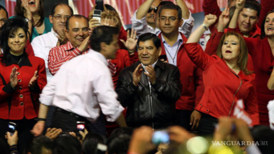 Mario Marín reaparece en un acto de Peña Nieto en Puebla