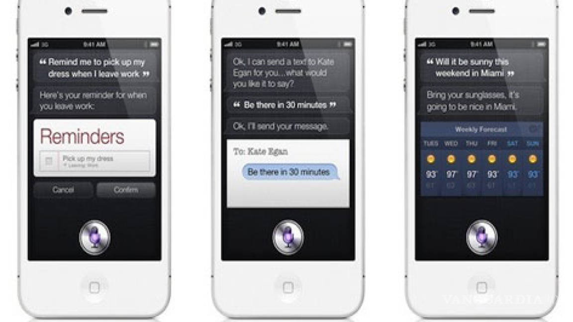 Siri sólo estará disponible para iPhone 4S