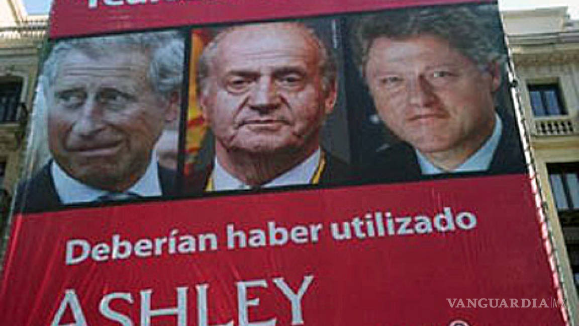 Juan Carlos I y Bill Clinton, en anuncio para infieles