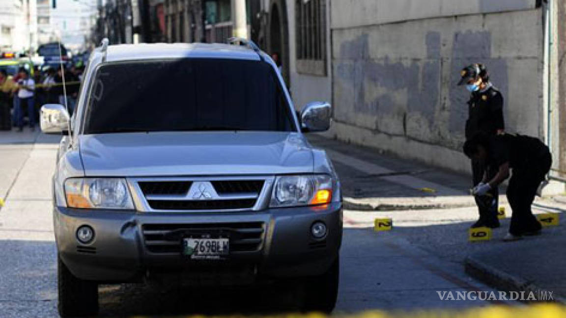 Guatemala asesinan a diputado a un día de sucesión