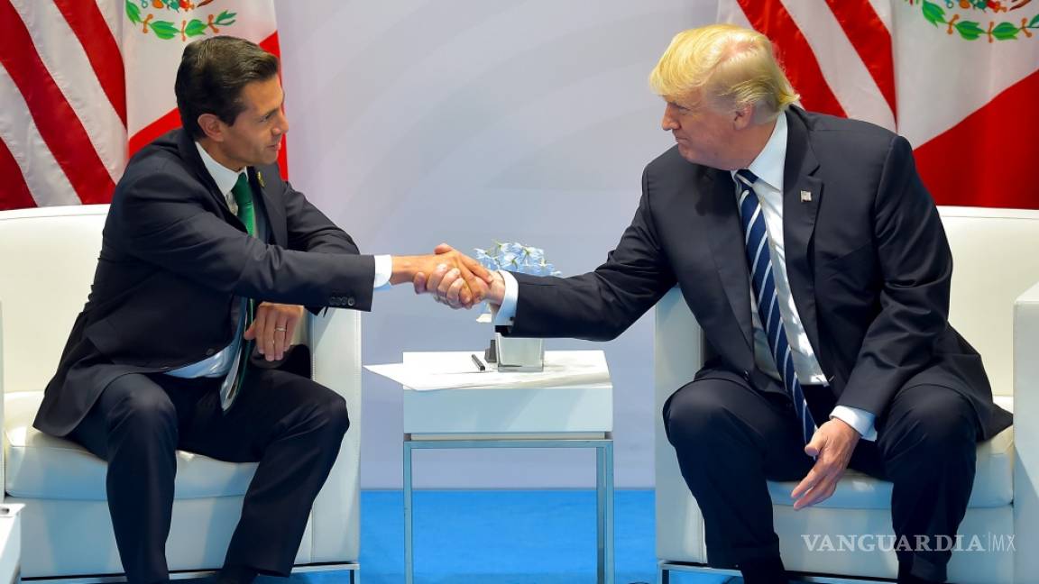 Trump instó a Peña Nieto a dejar de decir que México no va a pagar el muro