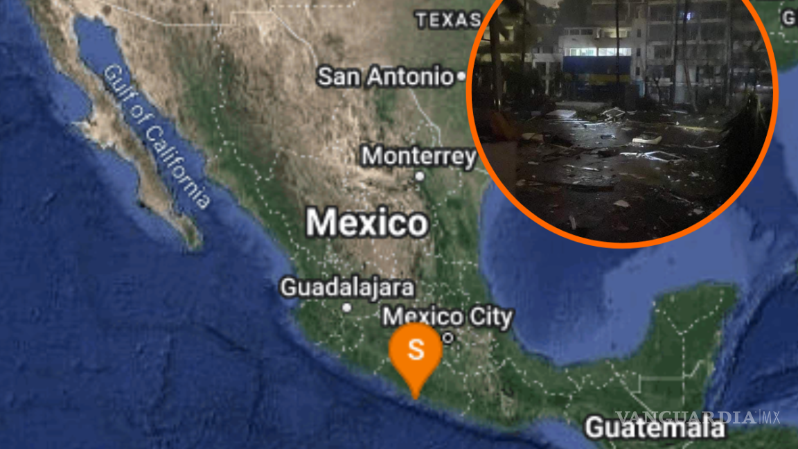 Tras paso de huracán ‘Otis’, sismo de 5 grados estremece a Guerrero