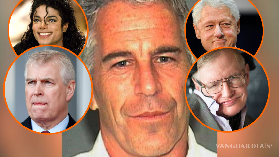 Bill Clinton, el príncipe Andrés, Donald Trump, Stephen Hawking y Michael Jackson resaltan en la ‘Lista de Epstein’