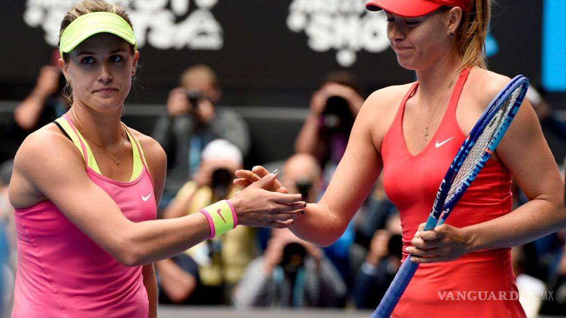 Sharapova debería ser sancionada de por vida, dice Eugenie Bouchard