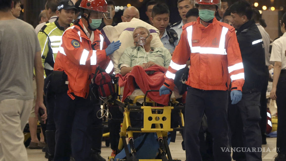 Choque de ferry en Hong Kong deja 124 heridos