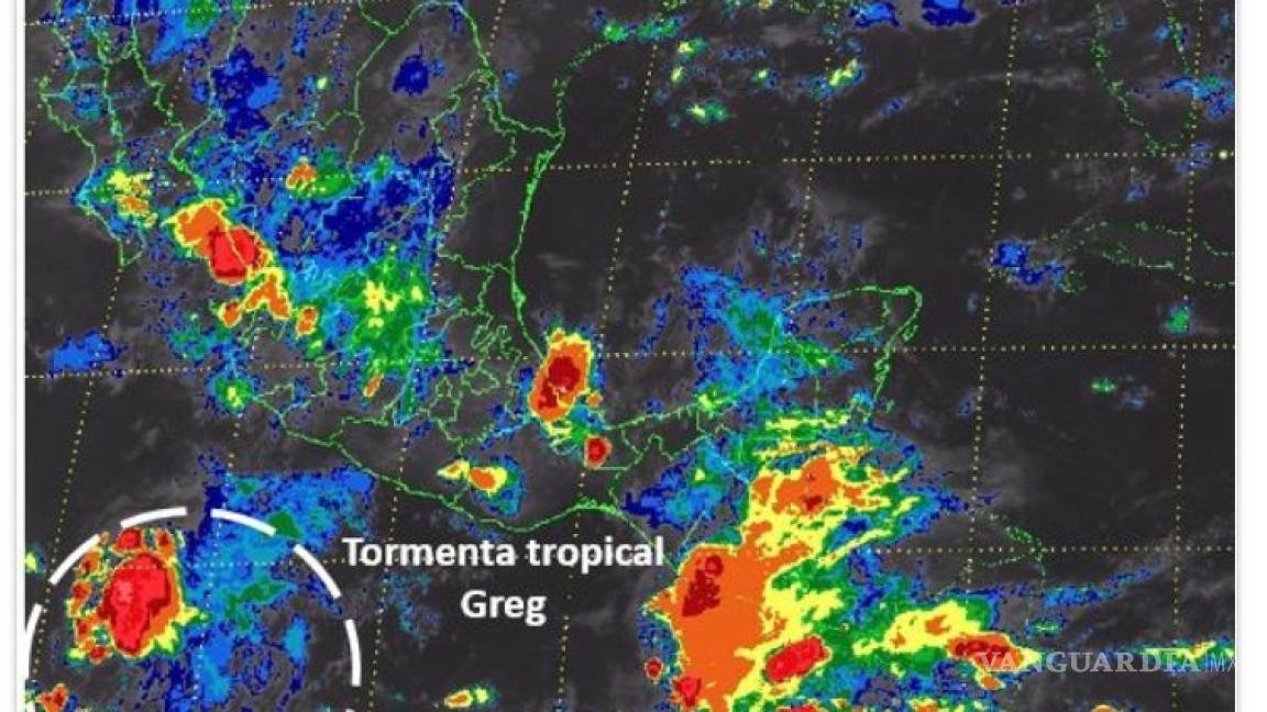Se forma tormenta tropical “Greg” en el Pacífico