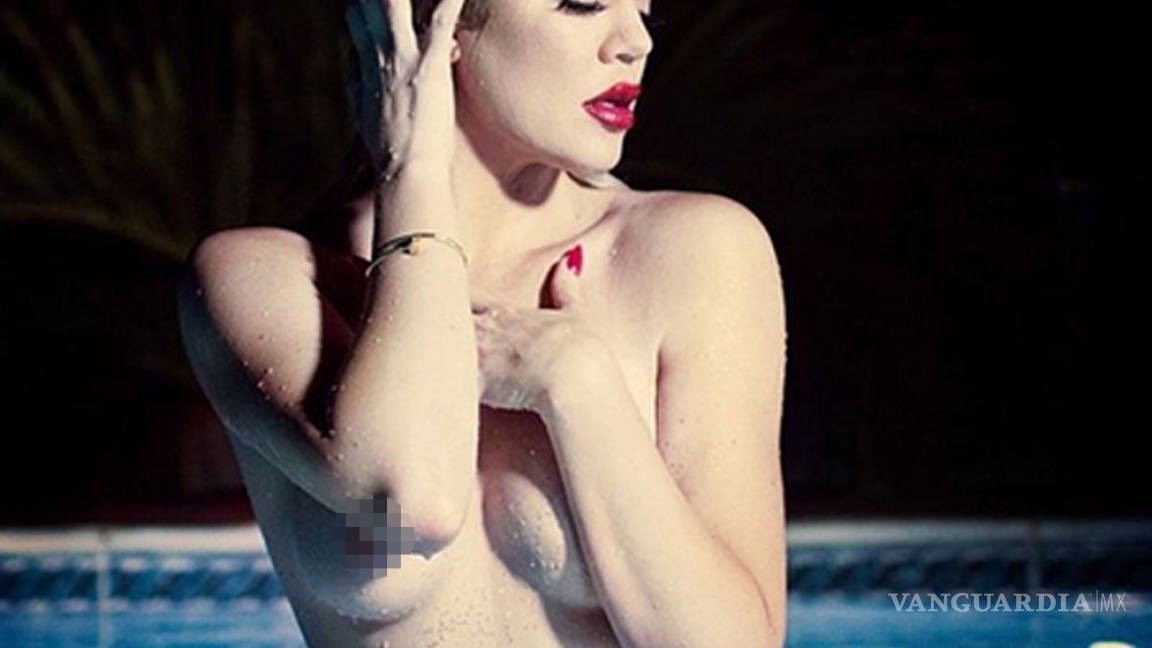 Khloé Kardashian, desnuda en Instagram