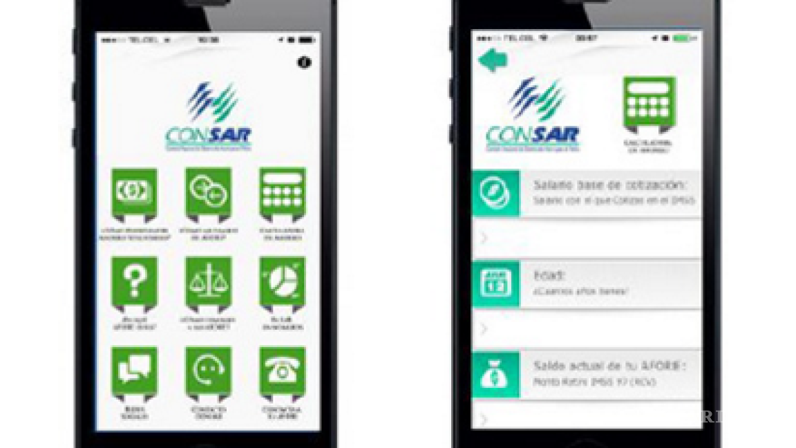 Consar presenta app de servicios móviles de ahorro para el retiro