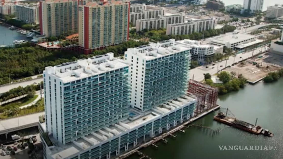 $!La vista del departamento de Barrales en Miami: delfines, manatíes y seis torres Trump