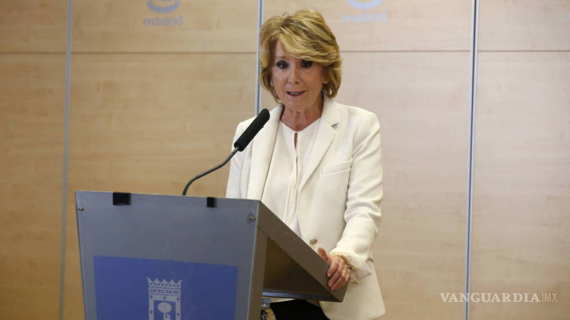 Esperanza Aguirre, lideresa del Partido Popular, dimite por escándalo de corrupción con OHL