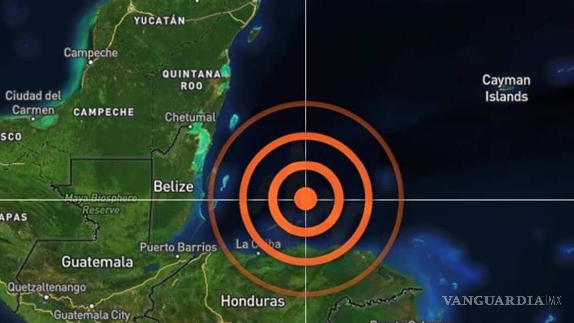 Sacude sismo de 5.4 grados a Chetumal, Quintana Roo