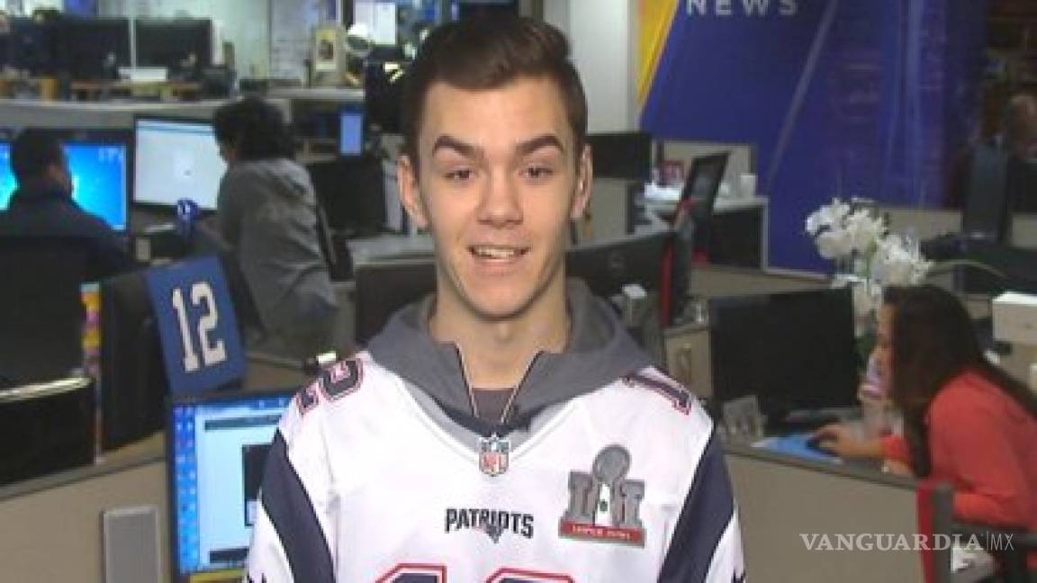 Chico de 19 años dio el pitazo para encontrar el jersey de Tom Brady