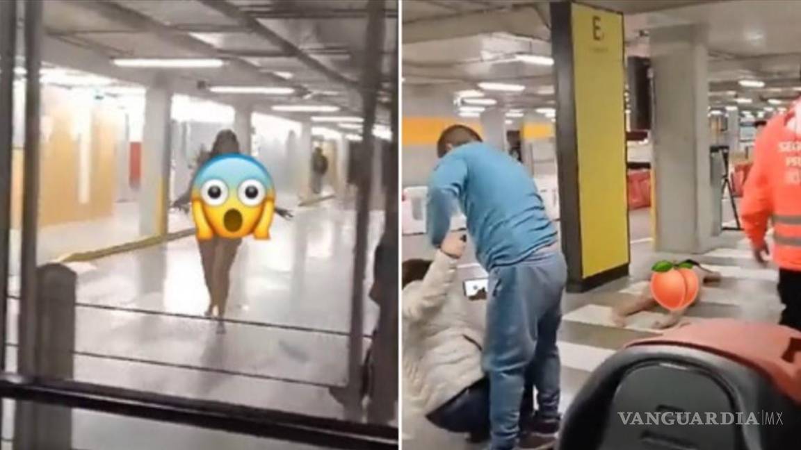 Video: ¿Qué pasó? Mujer desnuda ataca a pasajeros en el aeropuerto de Santiago de Chile