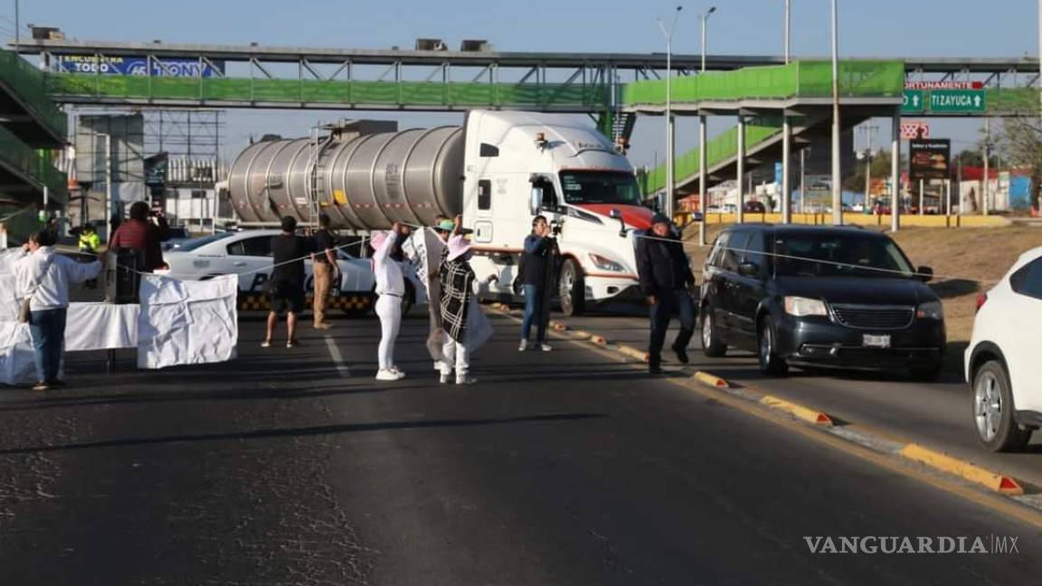 Termina protesta que bloqueaba carretera libre México-Pachuca: pedían mejora de servicios básicos