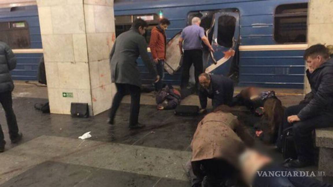 Atentado en el metro de San Petersburgo deja al menos 9 muertos