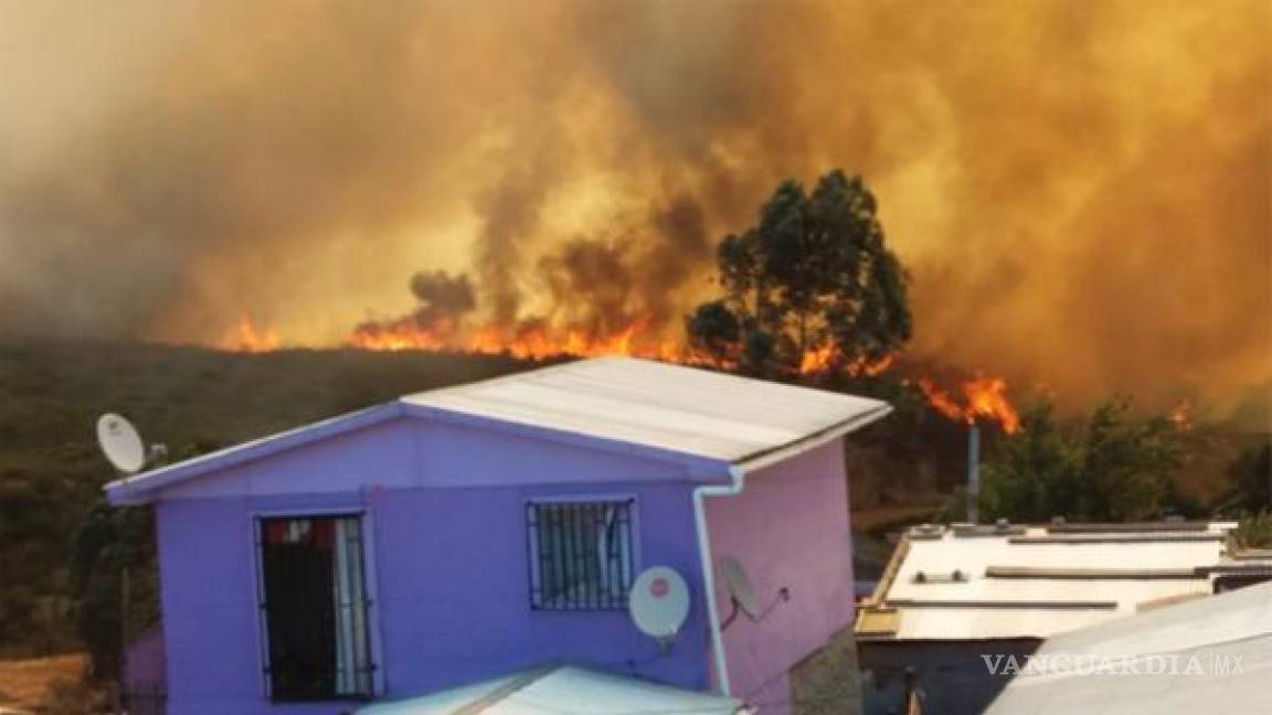 Alerta en Chile por gigantesco incendio forestal en Valparaíso