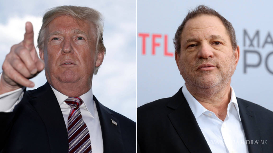 Trump dice que no le sorprenden denuncias de acoso sexual contra Weinstein