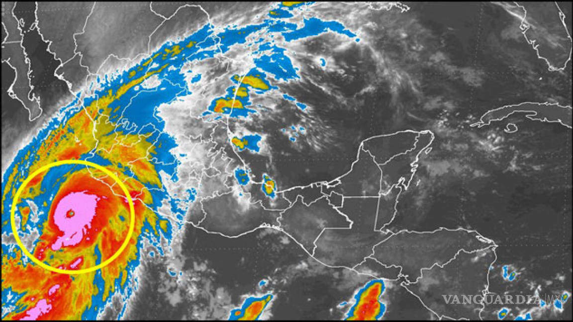 Tormenta tropical Sandra podría convertirse en huracán frente a Jalisco