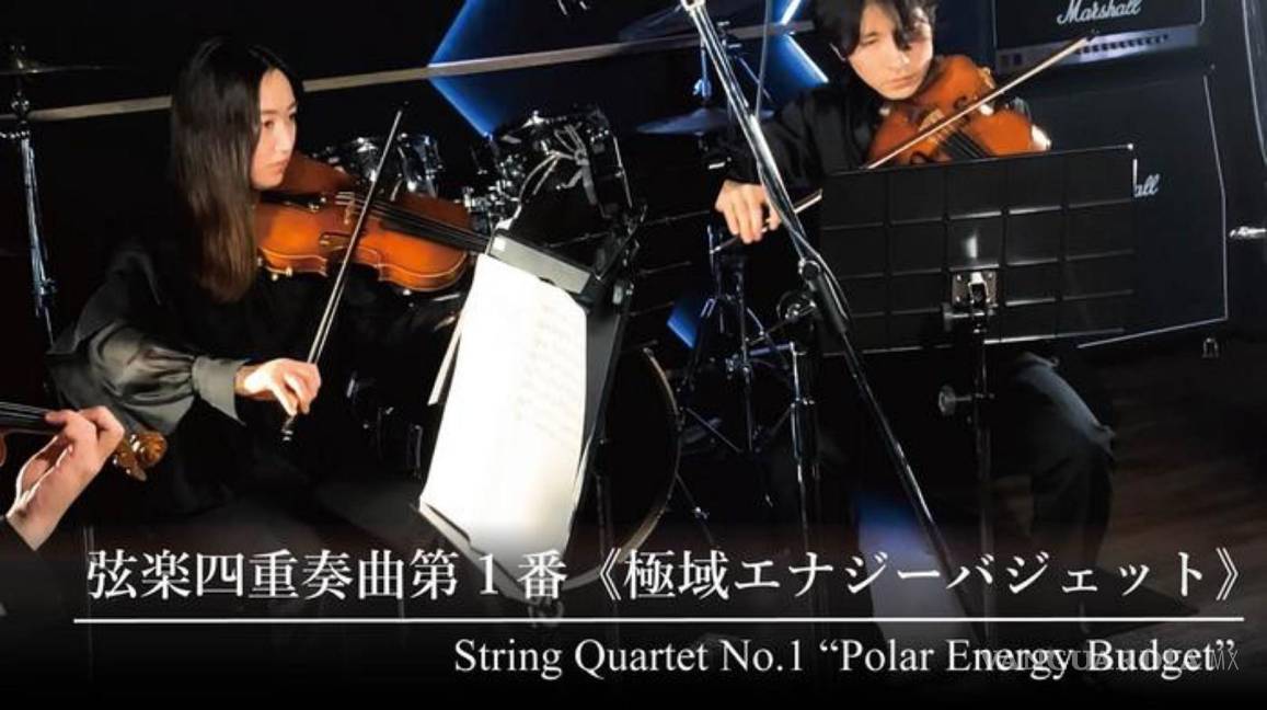 $!”String Quartet No. 1 ‘Polar Energy Budget’” fue estrenada en la Universidad de Waseda, en Tokio, hace ahora un año.