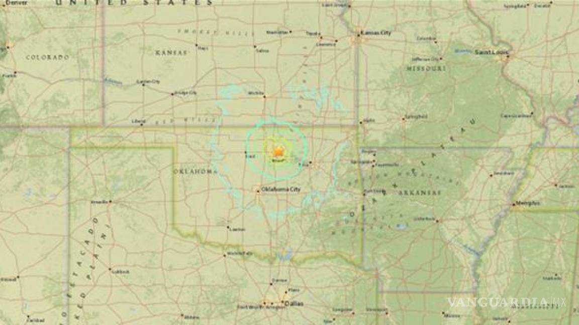 Terremoto de 5,6 grados sacudió el Estado de Oklahoma