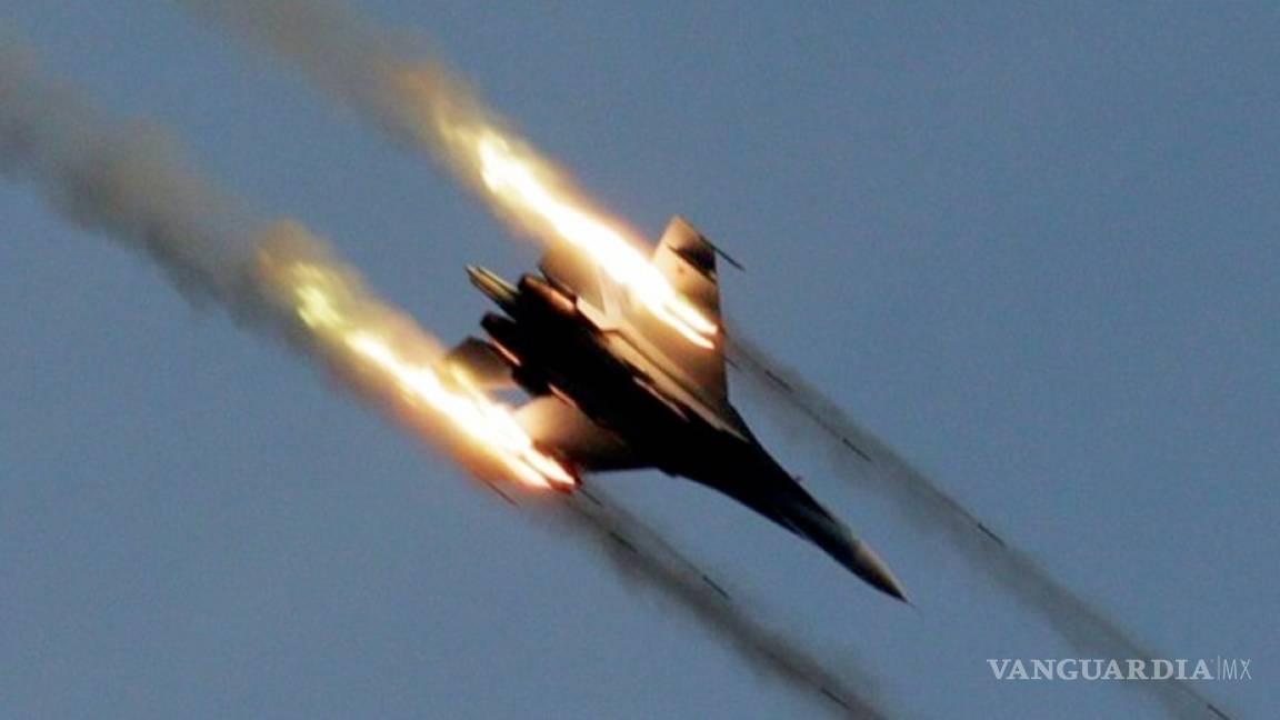 Aviones rusos lanzan casi medio millar de ataques contra terroristas en Siria
