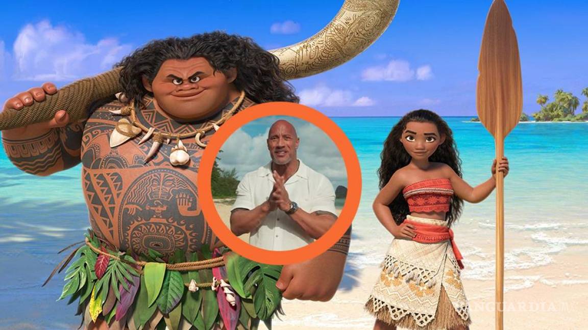 ¡Prepara Disney live action de Moana! y sí... Dwayne Johnson ‘La Roca’ lo protagonizará