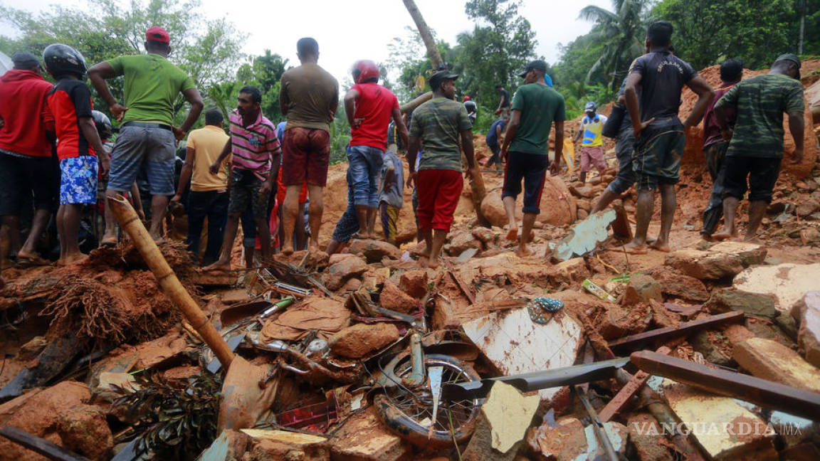 Suman más de 150 muertos en Sri Lanka por lluvias