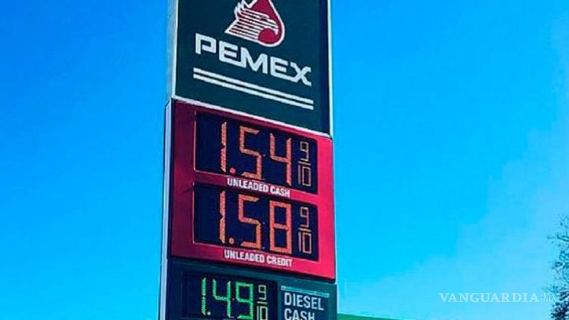 Pemex vende gasolina más barata en Texas que en México
