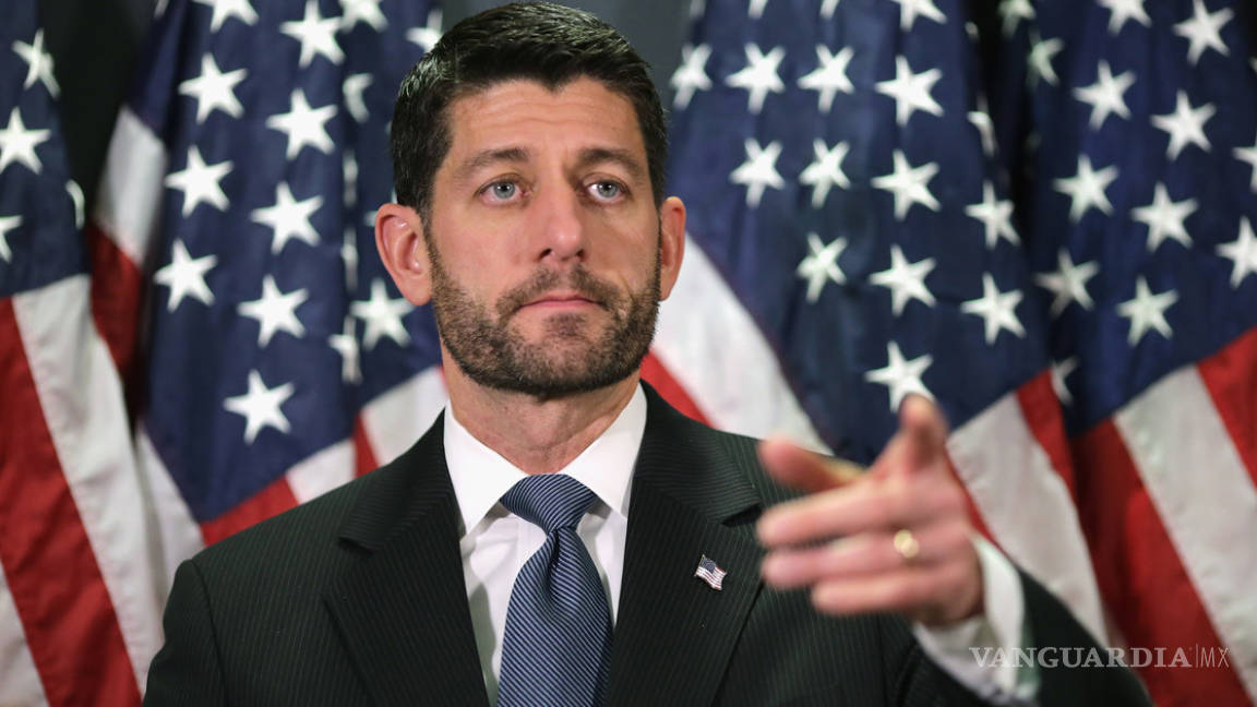 Paul Ryan, máximo líder de la Cámara de Representantes, ya no apoyará a Donald Trump