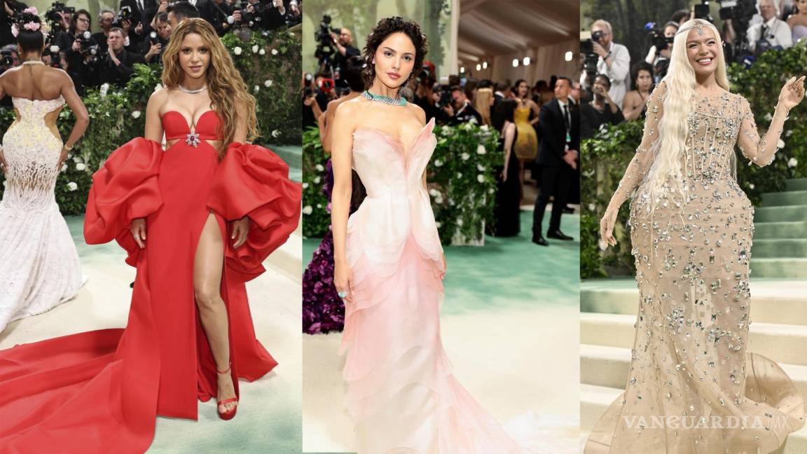¡‘Mi gente latino’! Eiza, Shakira y Karol G se roban las miradas en la MET Gala